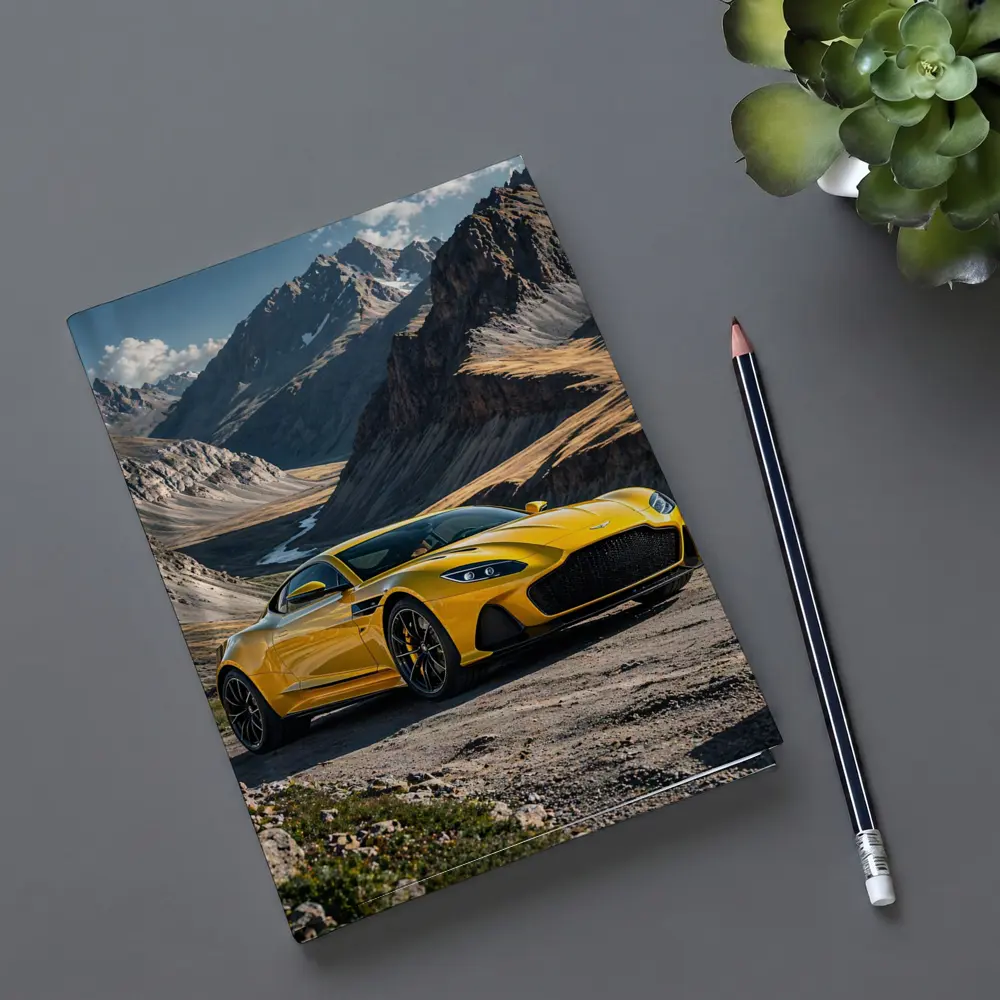 Aston Martin DBS Superleggera Yellow Mountain Road – Notebooks
