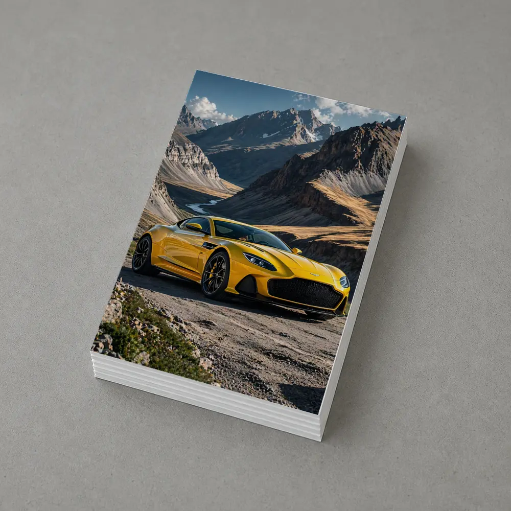 Aston Martin DBS Superleggera Yellow Mountain Road – Postcards