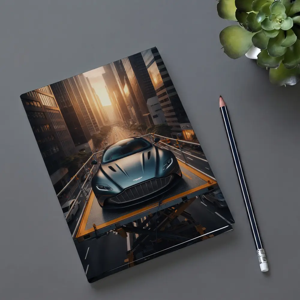 Aston Martin DB11 City Sunset Street Scene – Notebooks