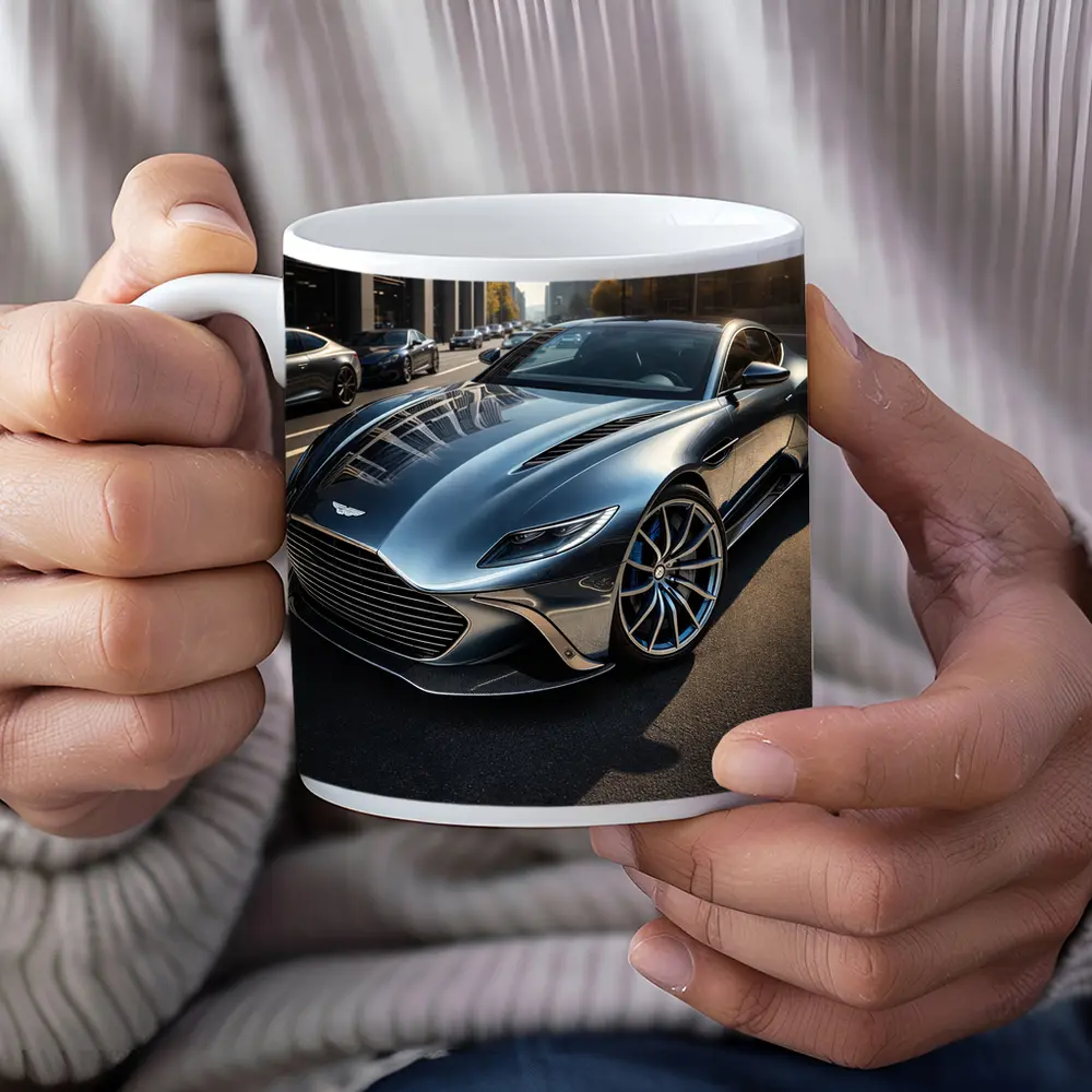 Aston Martin DBS City Street Silver – Mugs