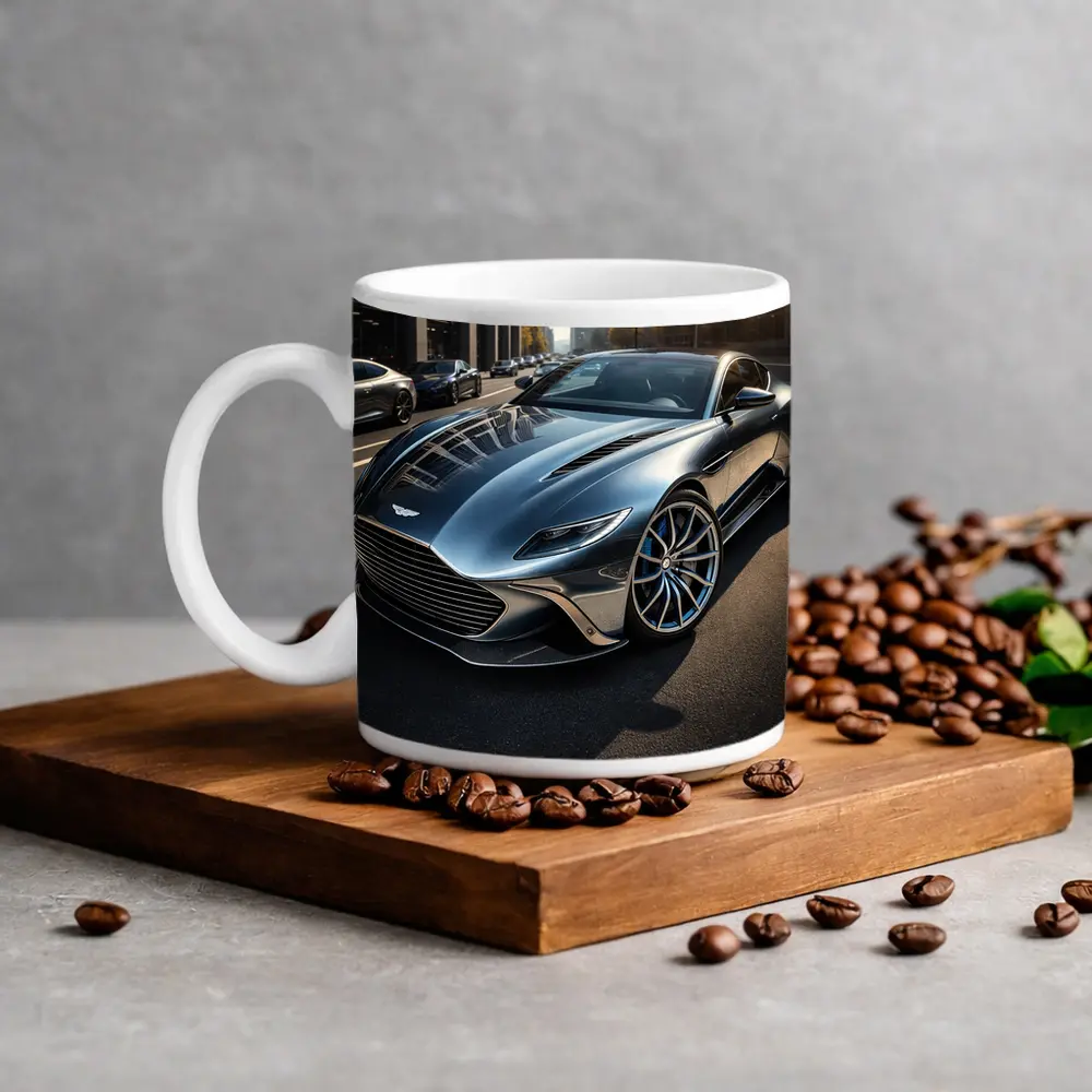 Aston Martin DBS City Street Silver – Mugs