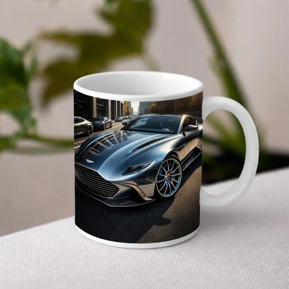Aston Martin DBS City Street Silver – Mugs