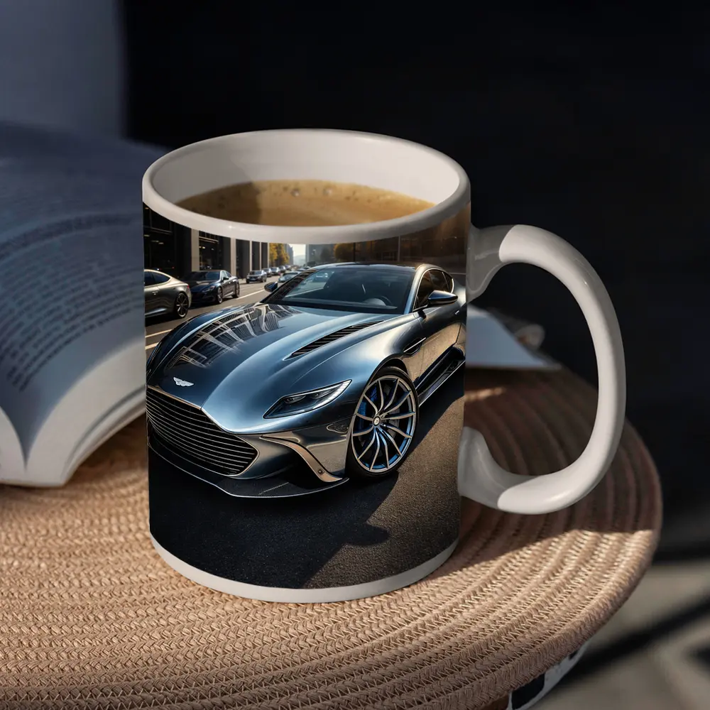 Aston Martin DBS City Street Silver – Mugs