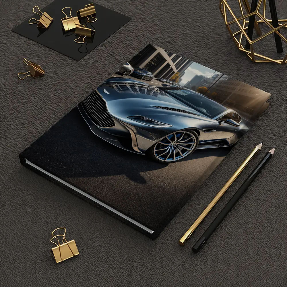 Aston Martin DBS City Street Silver – Notebooks