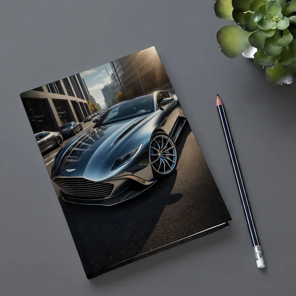 Aston Martin DBS City Street Silver – Notebooks