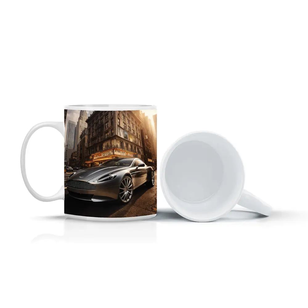 Aston Martin Rapide New York City Street – Mugs