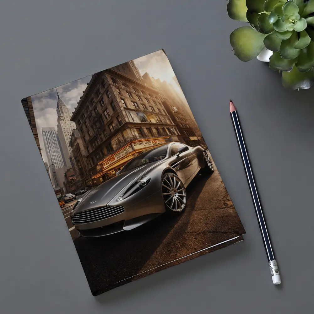 Aston Martin Rapide New York City Street – Notebooks