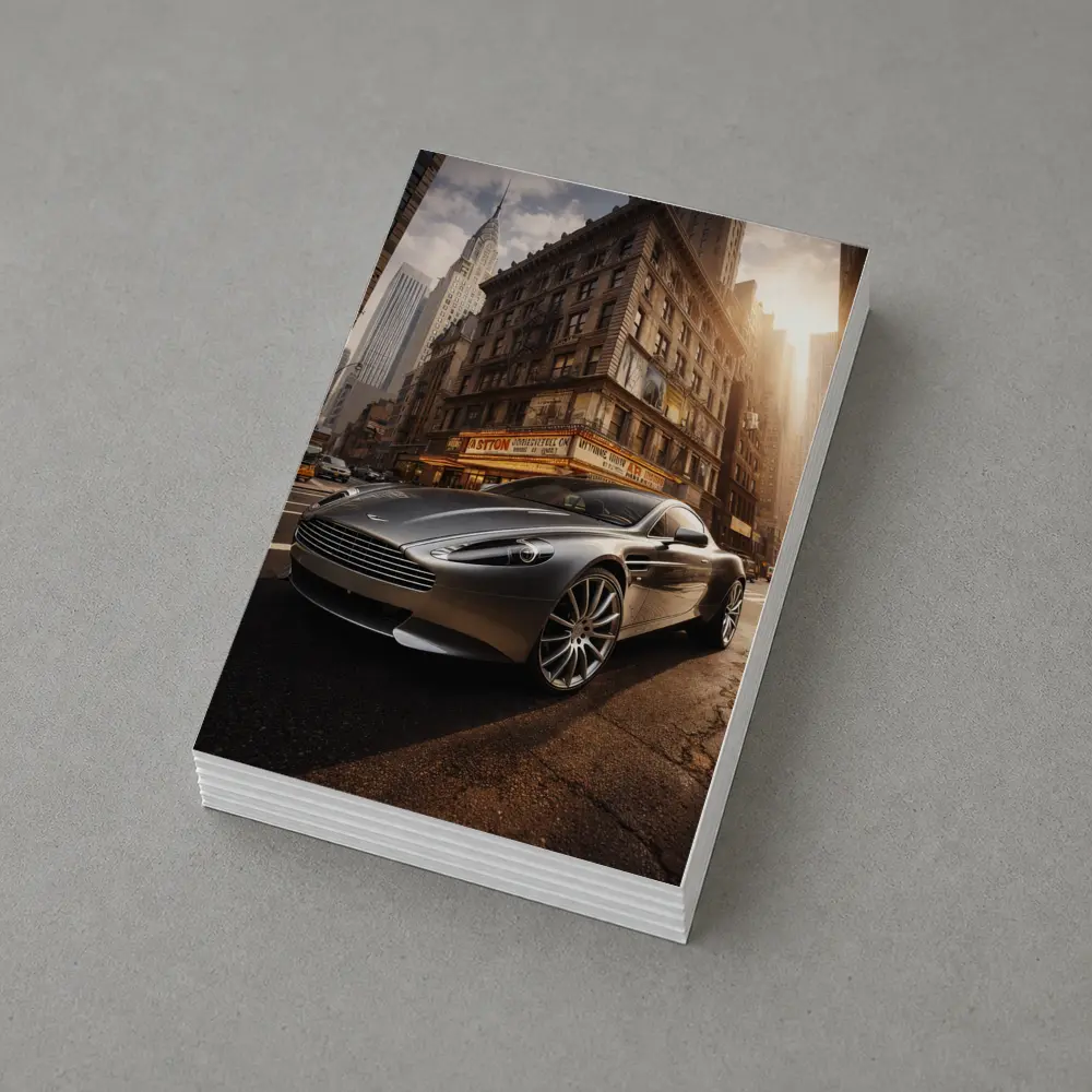 Aston Martin Rapide New York City Street – Postcards