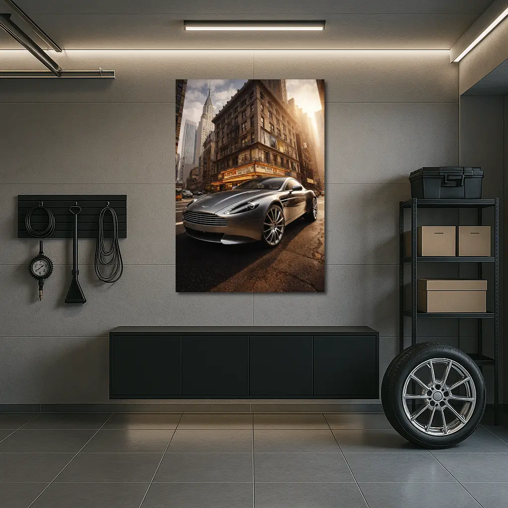 Aston Martin Rapide New York City Street – Wall Art