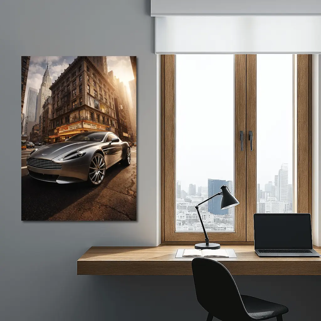 Aston Martin Rapide New York City Street – Wall Art