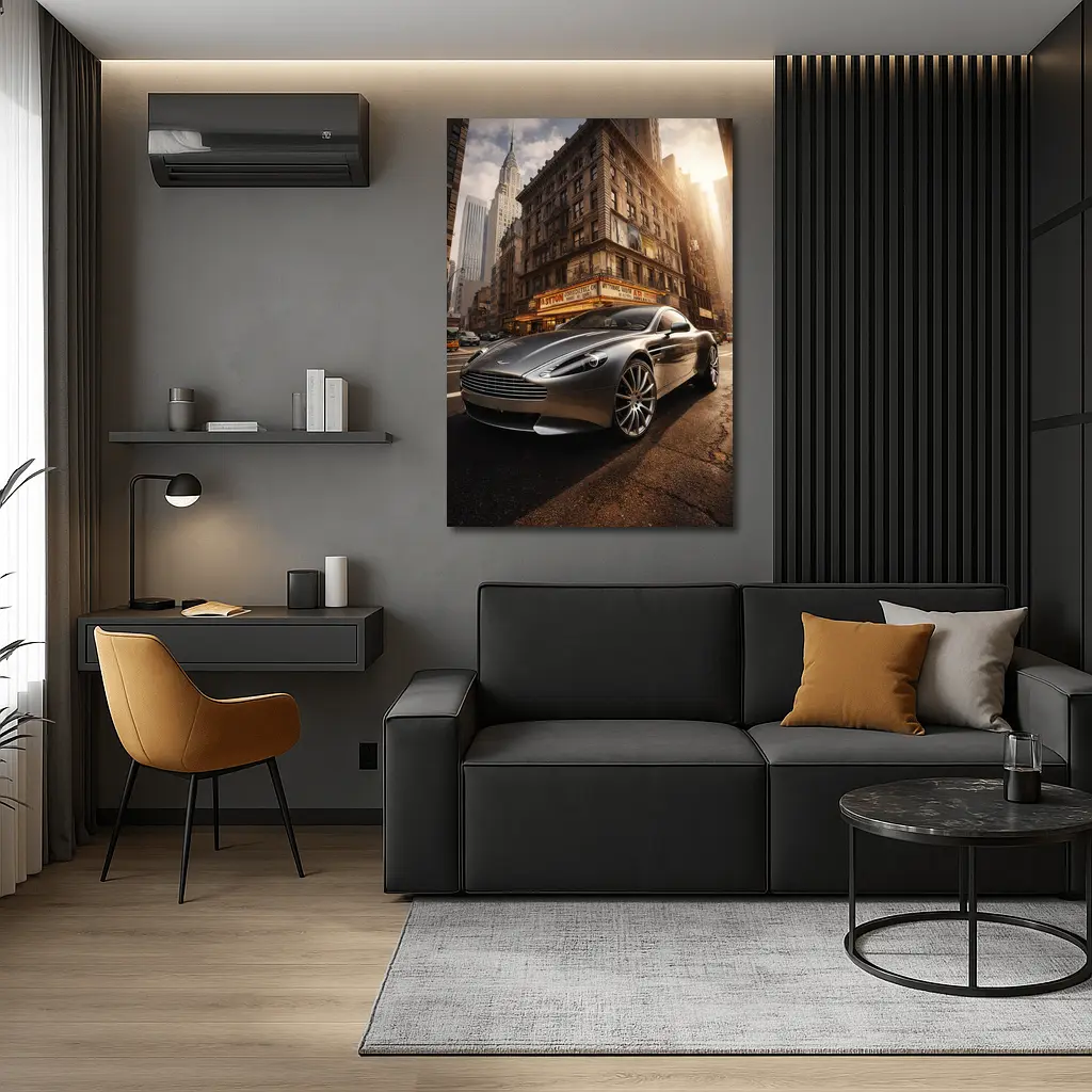 Aston Martin Rapide New York City Street – Wall Art