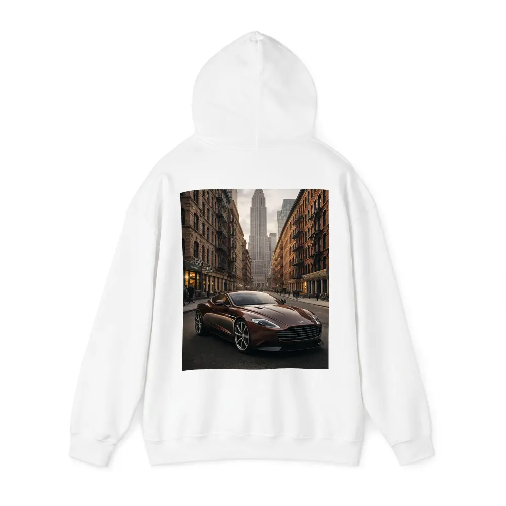 Aston Martin Vanquish Brown New York Street – Hoodies
