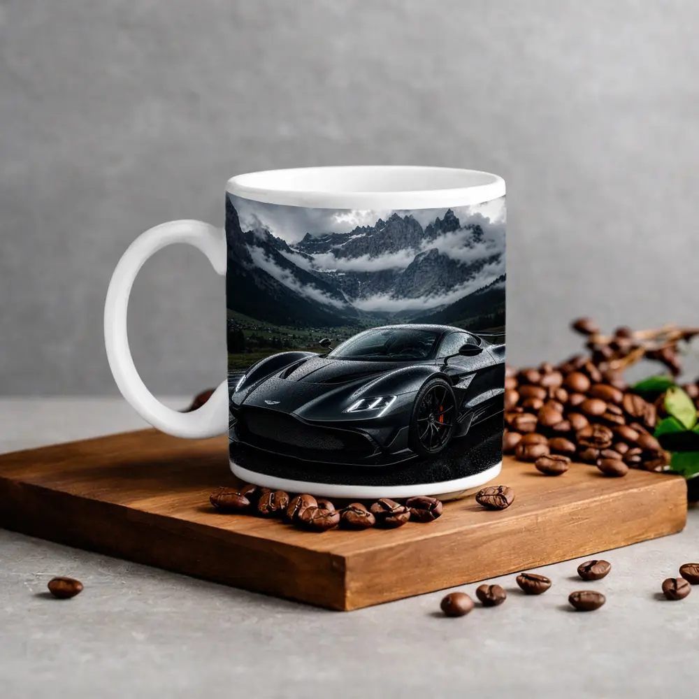 Aston Martin Valkyrie Wet Mountain Backdrop – Mugs