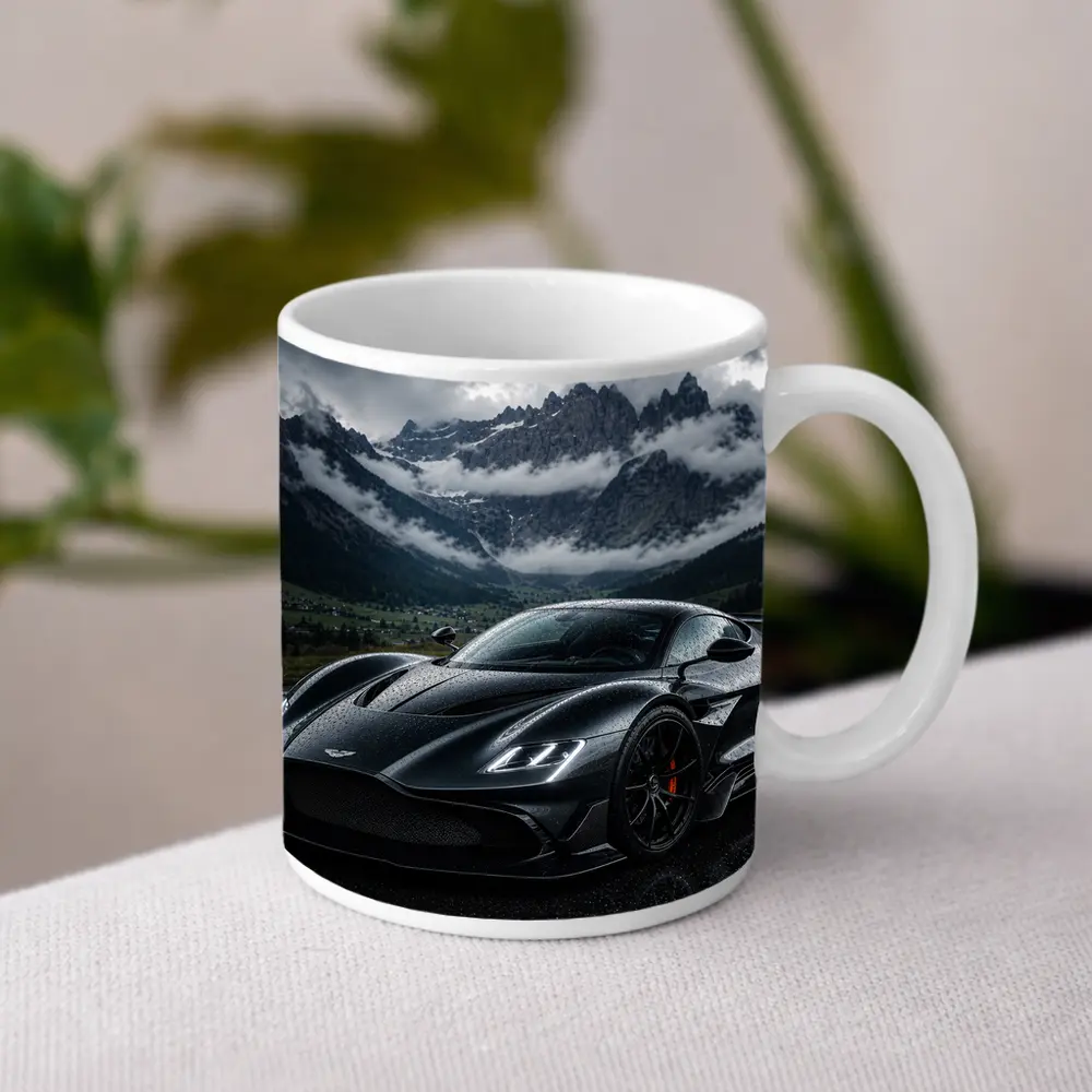 Aston Martin Valkyrie Wet Mountain Backdrop – Mugs