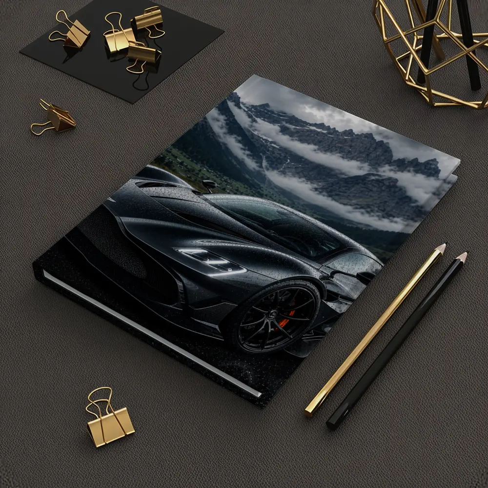 Aston Martin Valkyrie Wet Mountain Backdrop – Notebooks