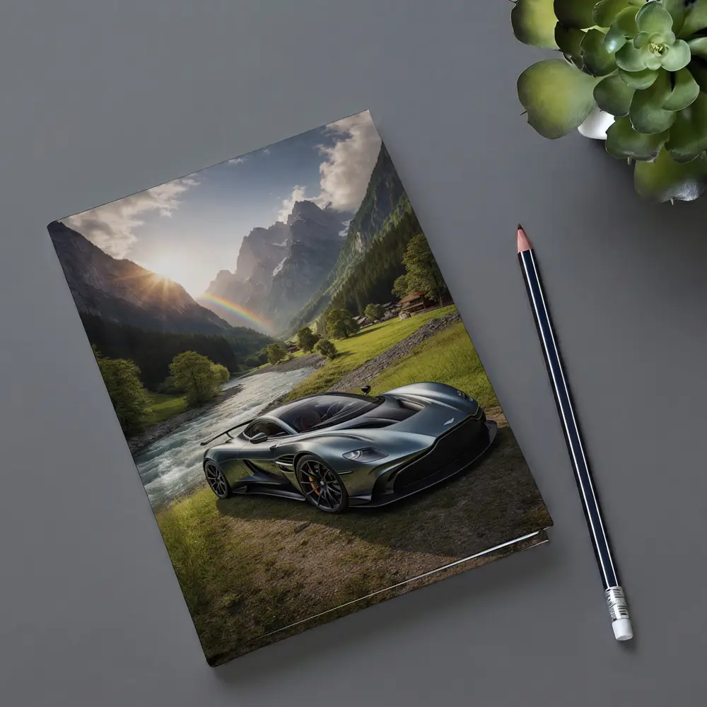 Aston Martin Valkyrie Alpine Valley Rainbow – Notebooks