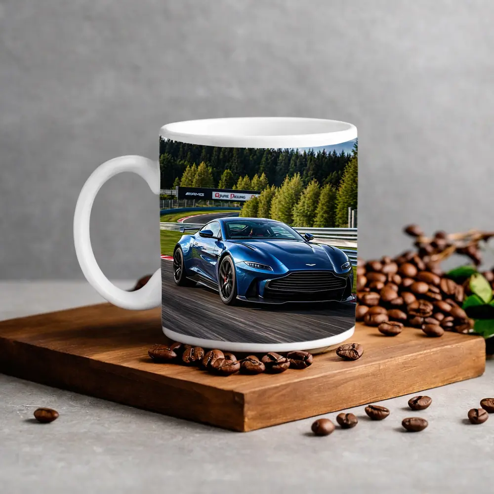 Aston Martin Vantage Blue Racing Track – Mugs