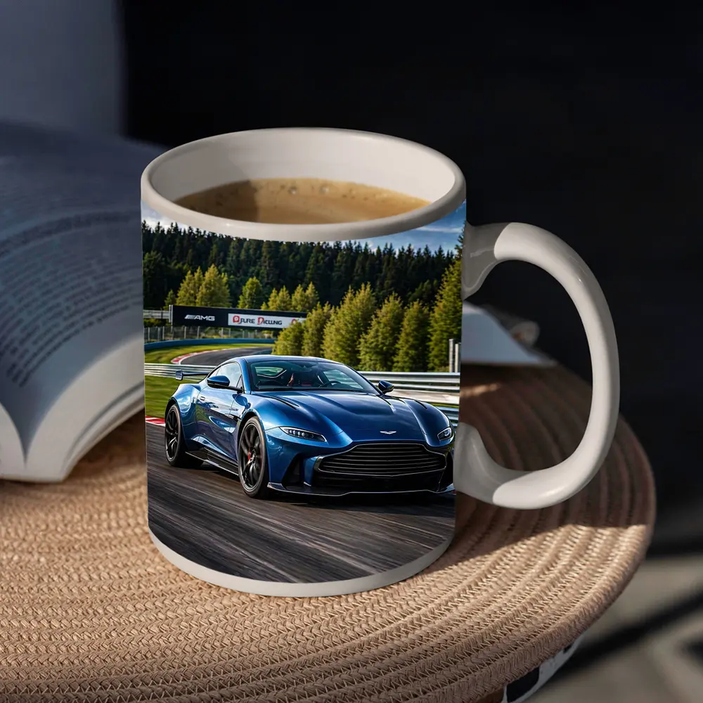 Aston Martin Vantage Blue Racing Track – Mugs