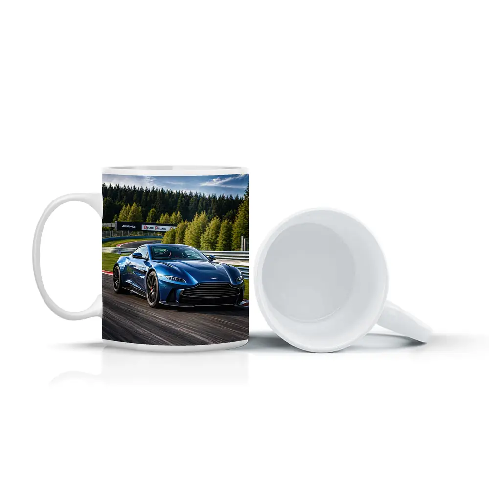 Aston Martin Vantage Blue Racing Track – Mugs