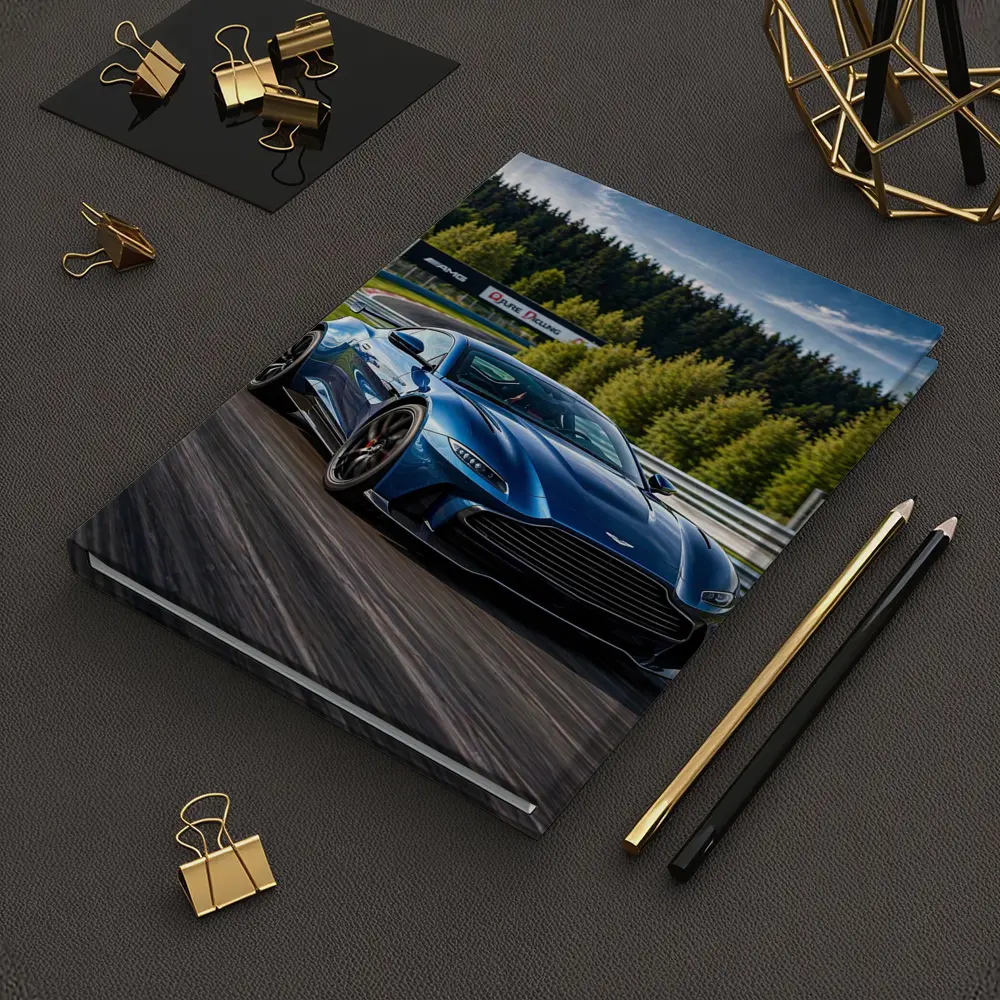 Aston Martin Vantage Blue Racing Track – Notebooks