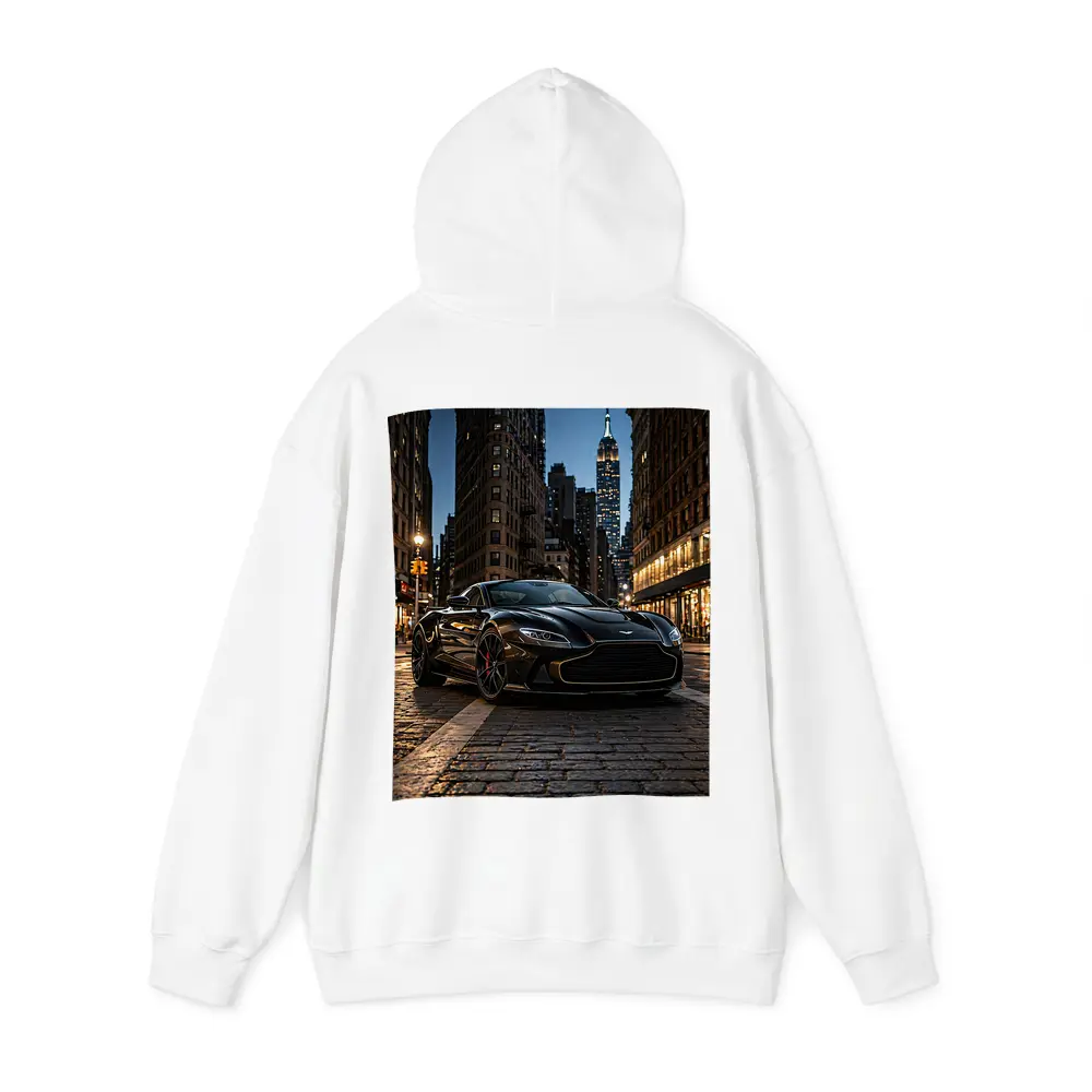 Aston Martin Vantage Black New York City Night – Hoodies
