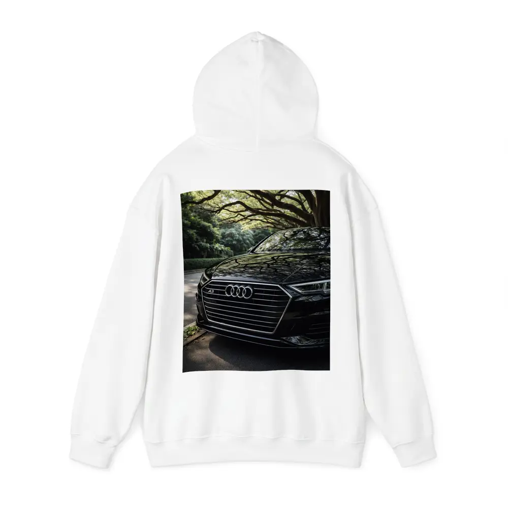 Audi A3 Black Grille Under Forest Trees – Hoodies