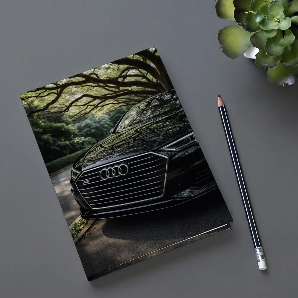 Audi A3 Black Grille Under Forest Trees – Notebooks