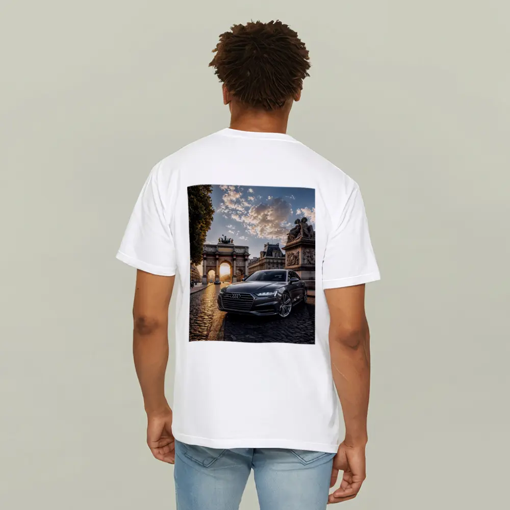Audi A6 Parked Near Paris Arch – T-Shirts