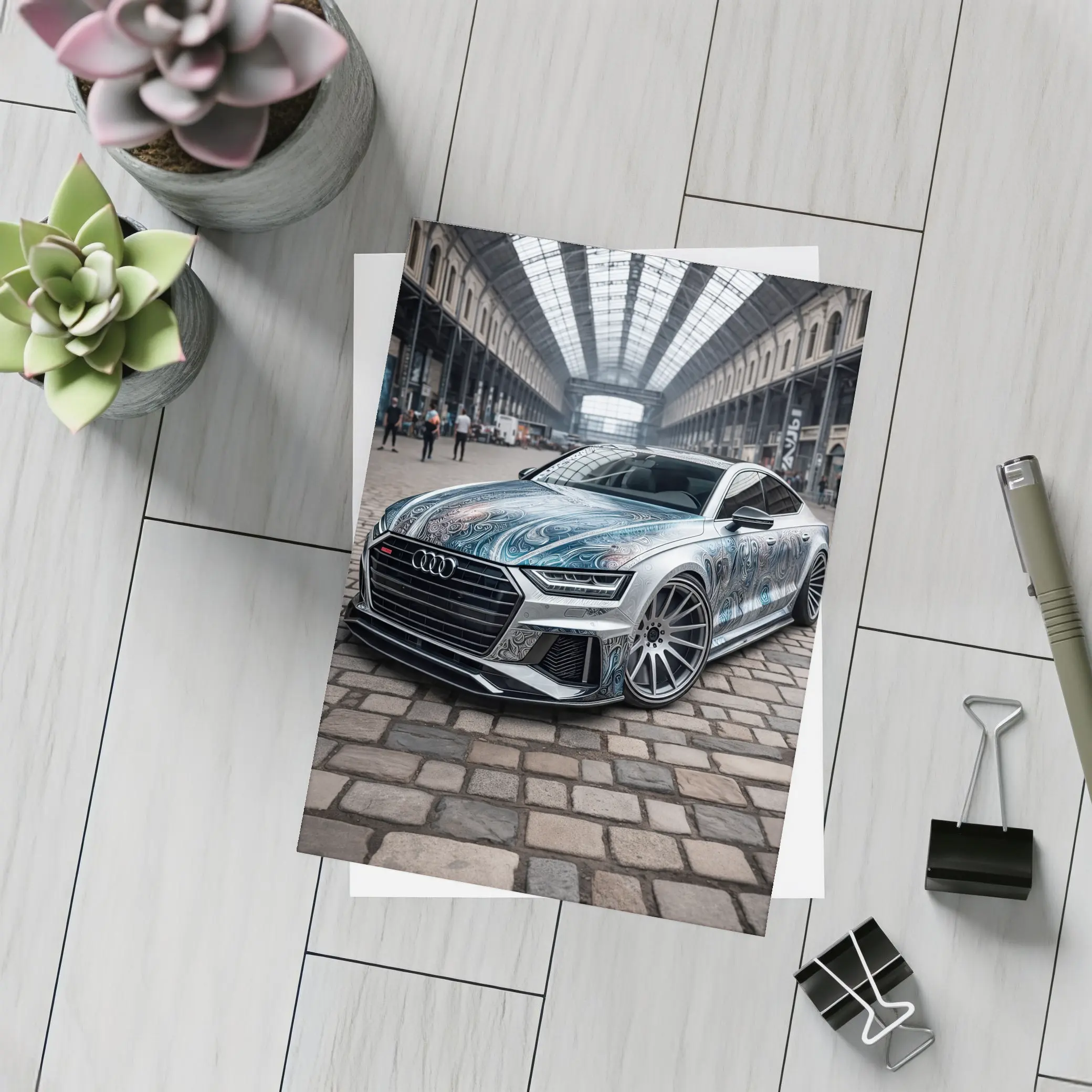 Audi A7 Custom Paint Grand Hall – Postcards