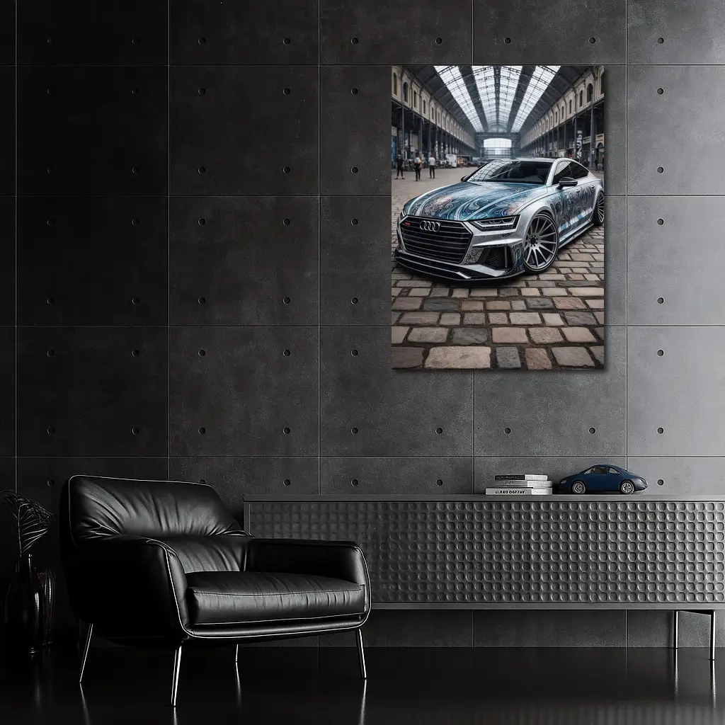 Audi A7 Custom Paint Grand Hall – Wall Art