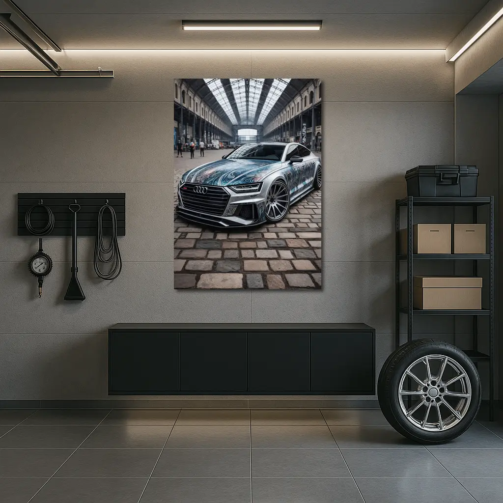 Audi A7 Custom Paint Grand Hall – Wall Art