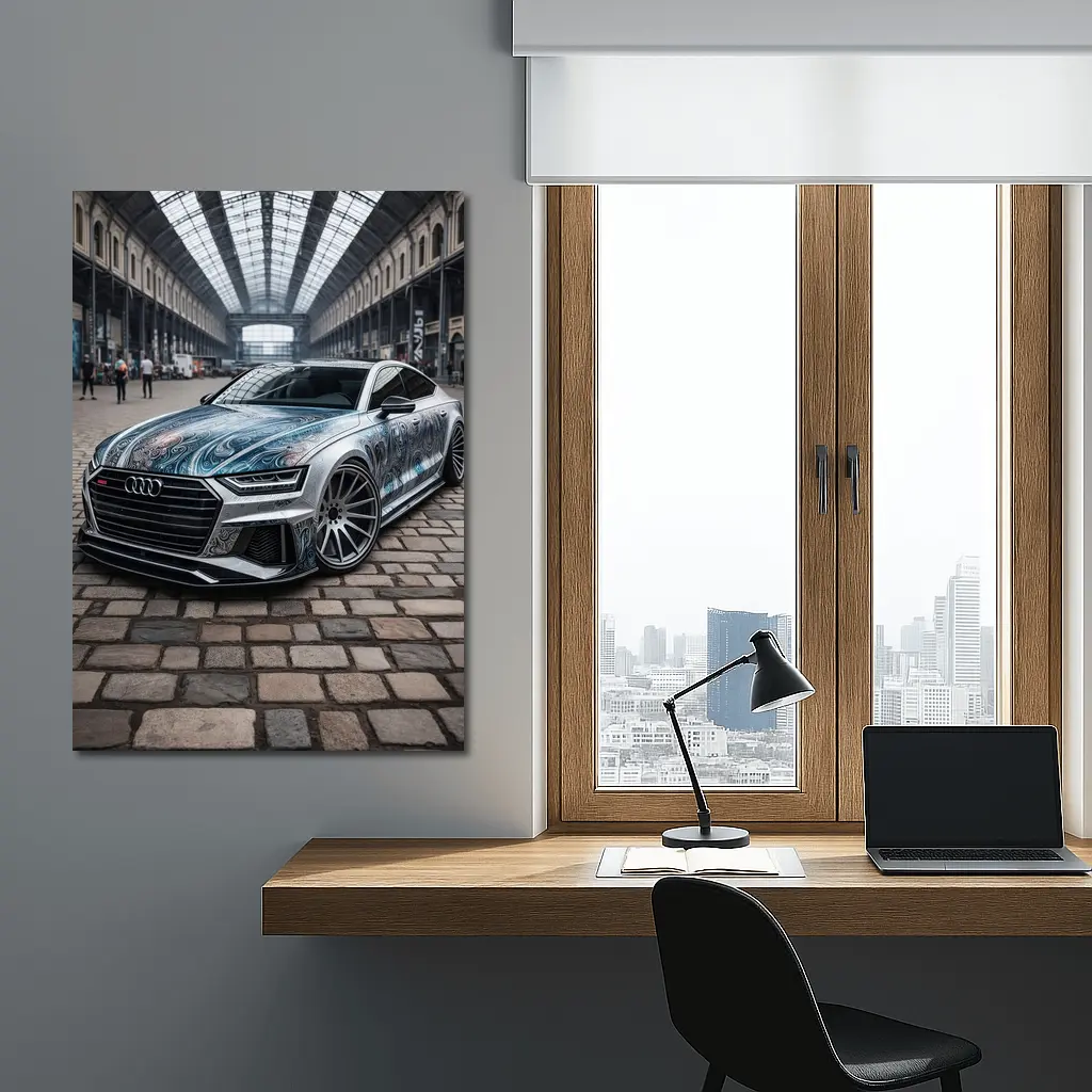 Audi A7 Custom Paint Grand Hall – Wall Art