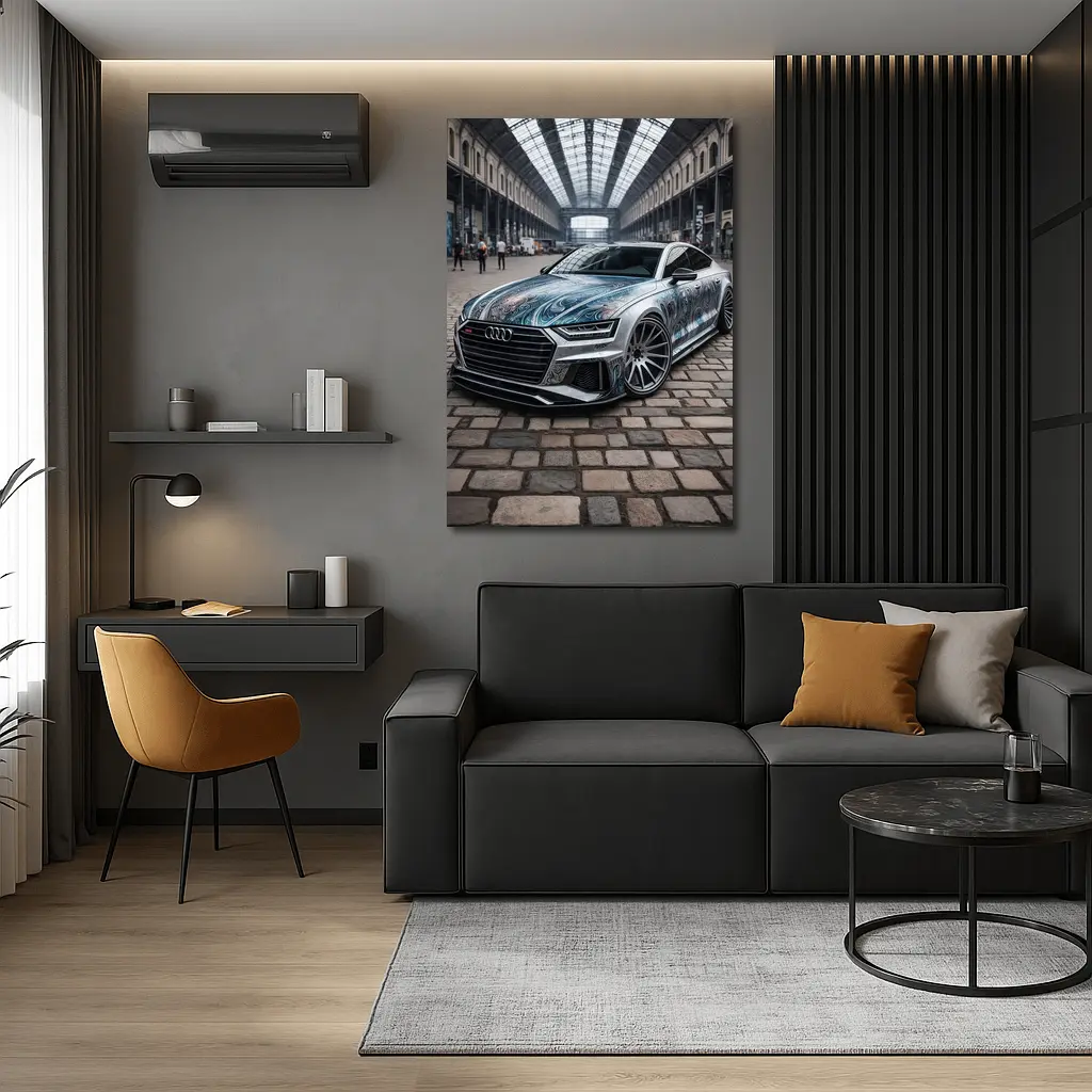 Audi A7 Custom Paint Grand Hall – Wall Art