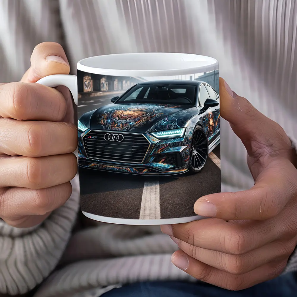 Audi A7 Custom Dragon Wrap Urban Street – Mugs