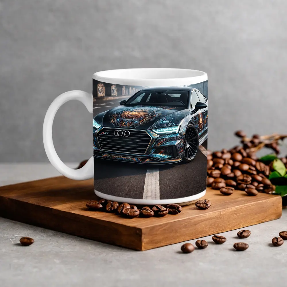 Audi A7 Custom Dragon Wrap Urban Street – Mugs