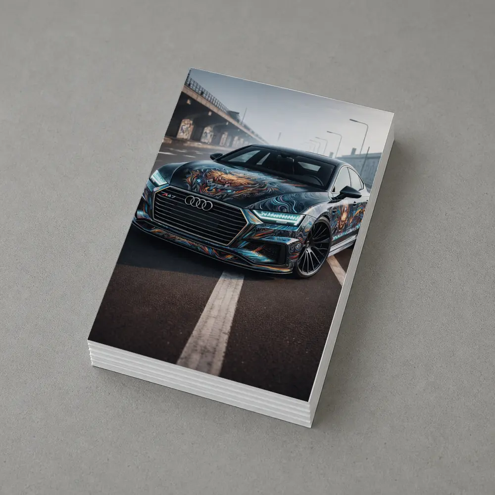 Audi A7 Custom Dragon Wrap Urban Street – Postcards