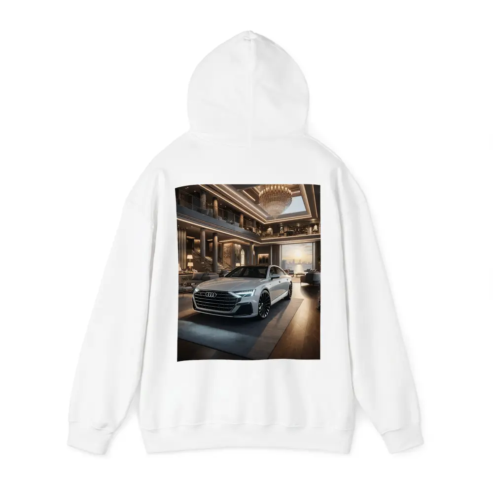 Audi A8 Parked Inside Luxury Penthouse – Hoodies