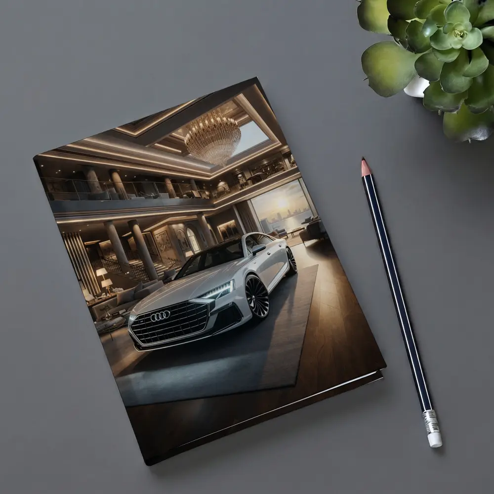 Audi A8 Parked Inside Luxury Penthouse – Notebooks