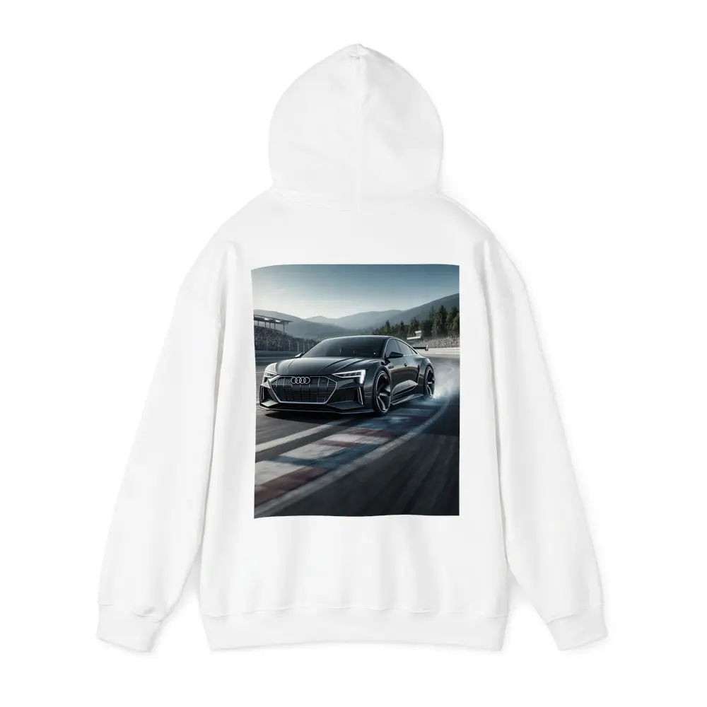 Audi E Tron GT Drifting On Race Track – Hoodies