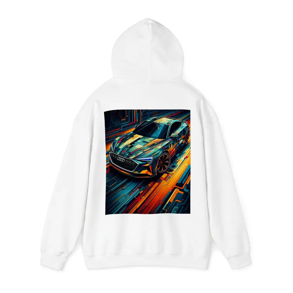Audi E-Tron GT Futuristic Circuit Art – Hoodies