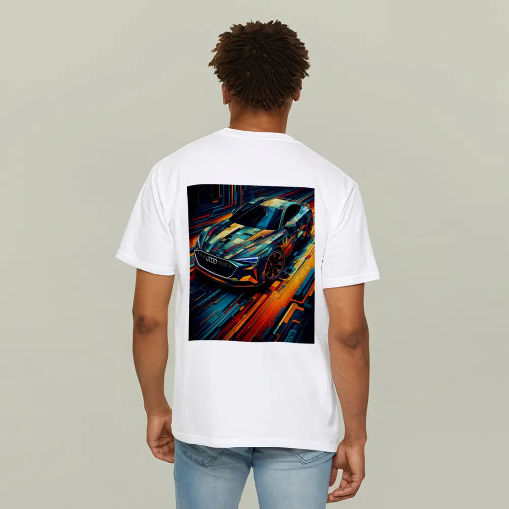 Audi E-Tron GT Futuristic Circuit Art – T-Shirts