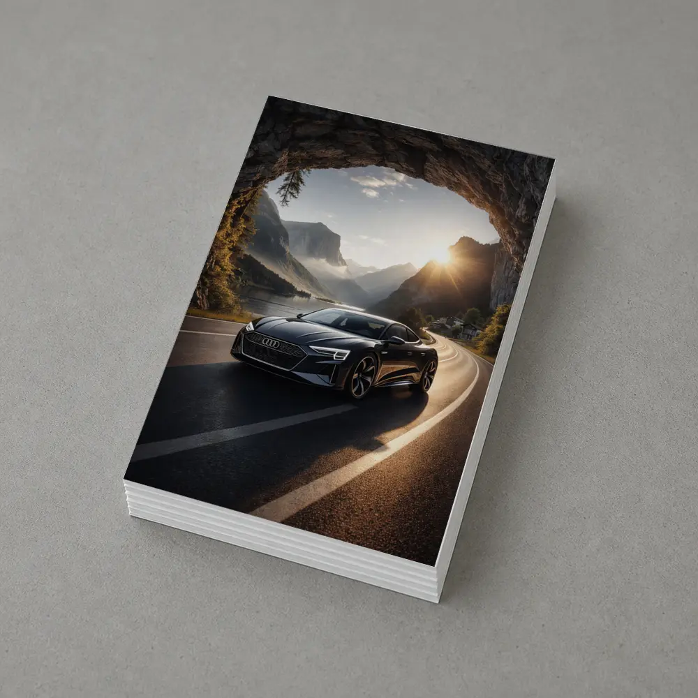 Audi E-Tron GT Mountain Tunnel Road – Postcards