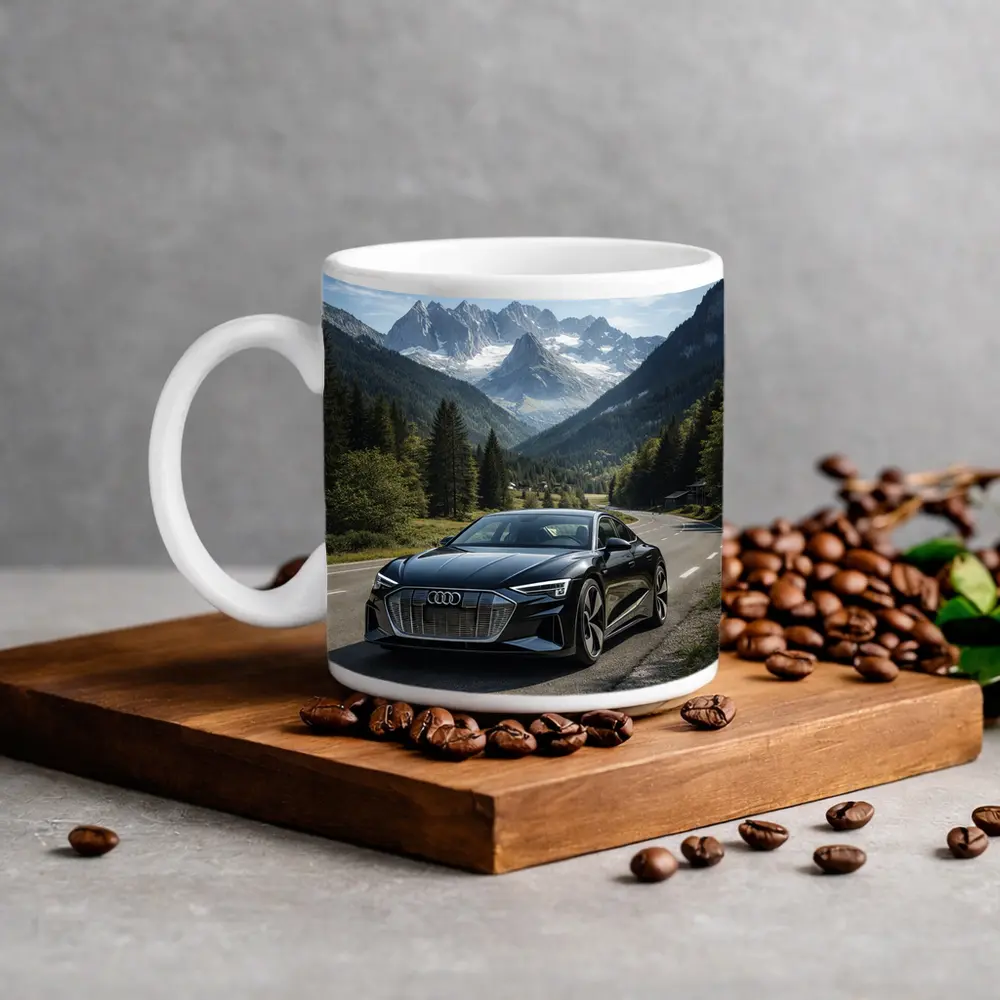 Audi E Tron GT Alpine Mountain Road – Mugs