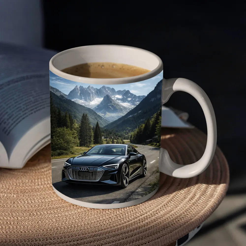 Audi E Tron GT Alpine Mountain Road – Mugs