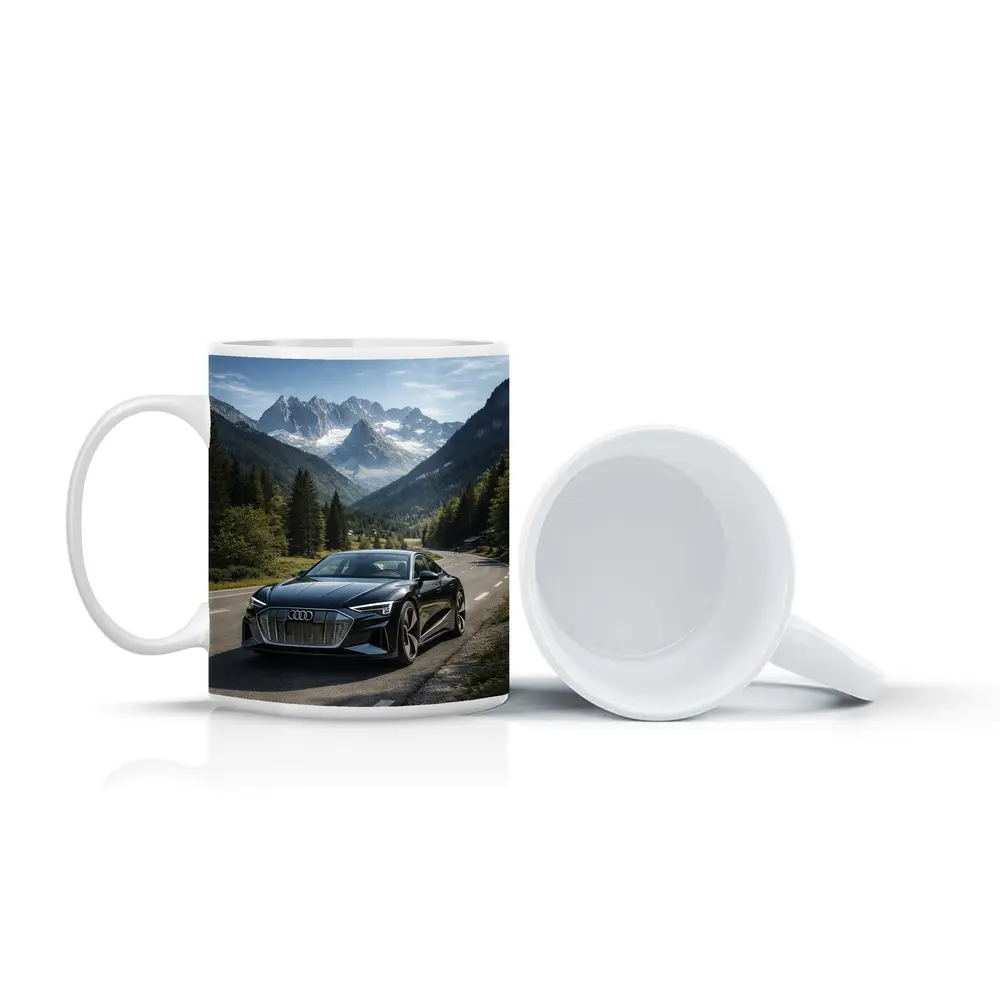Audi E Tron GT Alpine Mountain Road – Mugs