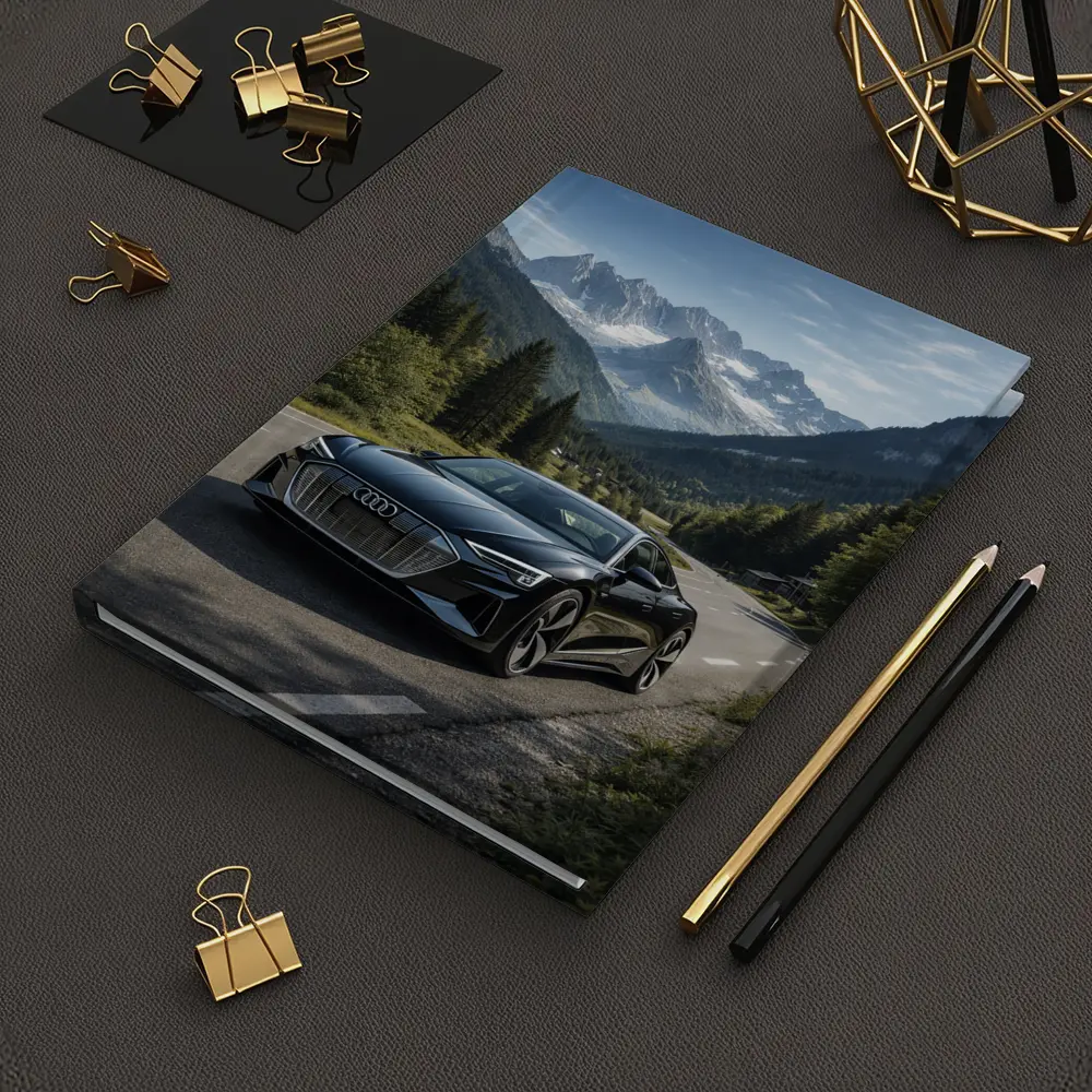 Audi E Tron GT Alpine Mountain Road – Notebooks