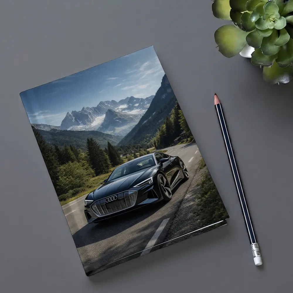 Audi E Tron GT Alpine Mountain Road – Notebooks