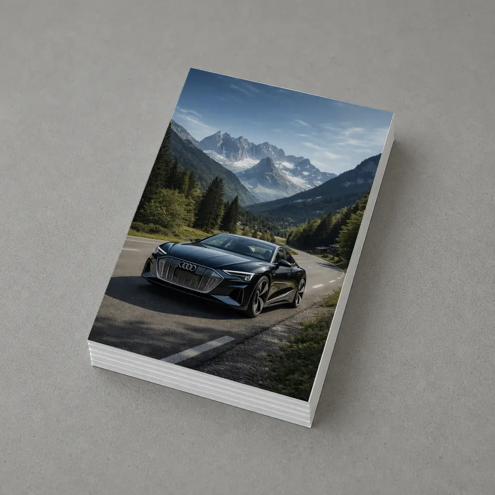 Audi E Tron GT Alpine Mountain Road – Postcards