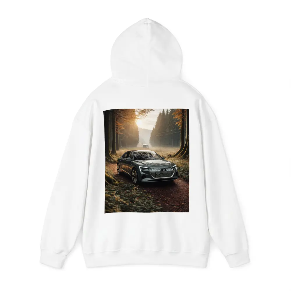 Audi E Tron Forest Road Morning Light – Hoodies