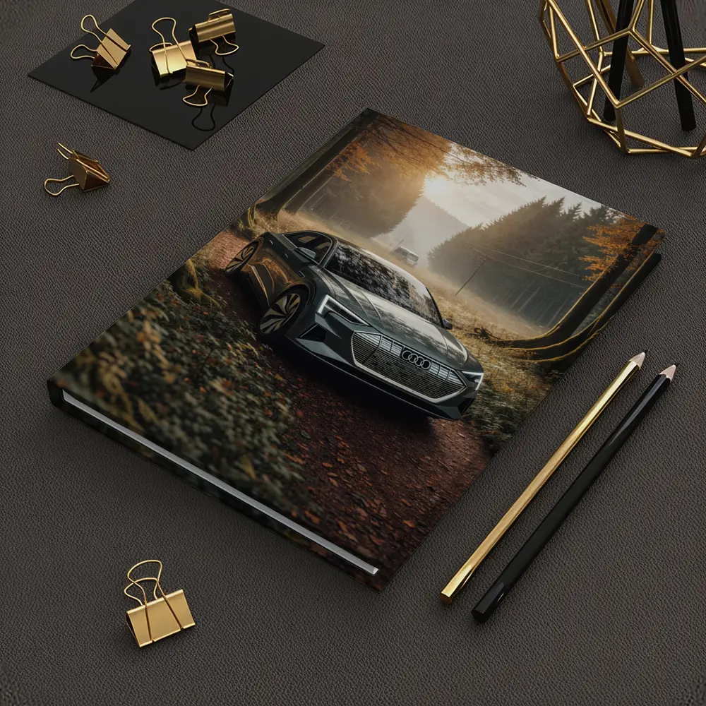 Audi E Tron Forest Road Morning Light – Notebooks